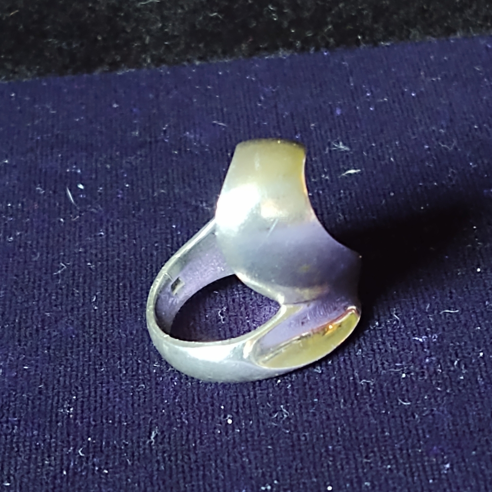 Elegant Silver Statement Ring - image 3